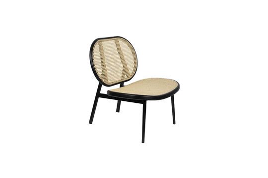 Zwarte stoffen fauteuil Spike Productfoto