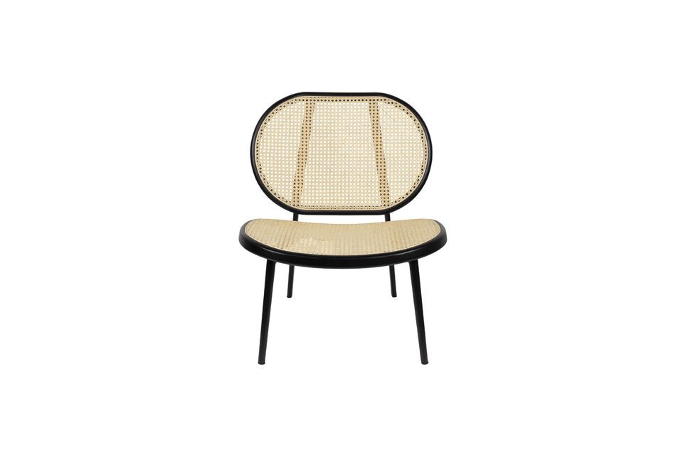 Zwarte stoffen fauteuil Spike - 9