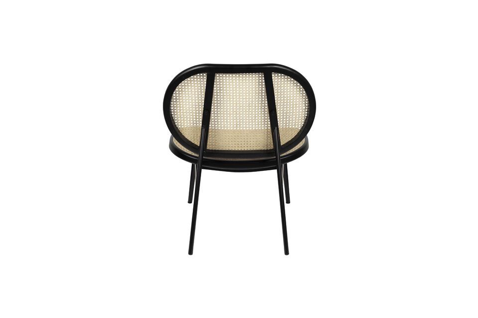 Zwarte stoffen fauteuil Spike - 12